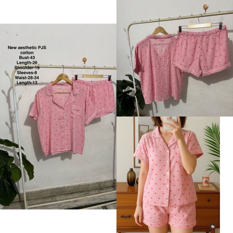 Cute Heart Pajama Set