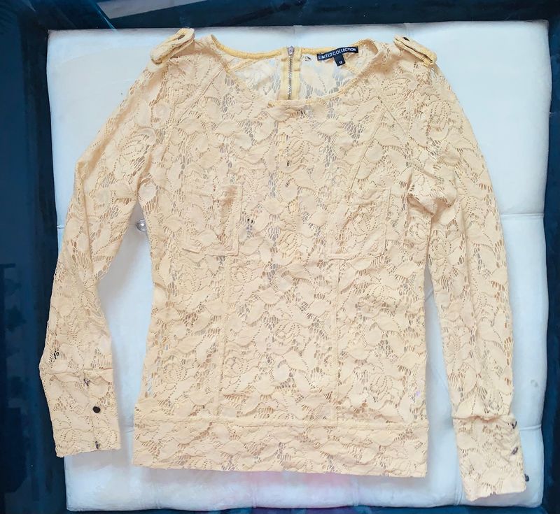 Prelovedd Top Cream Color
