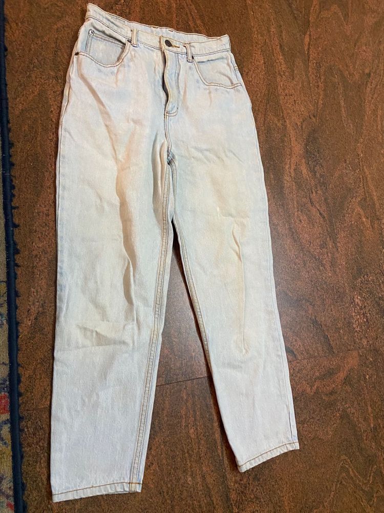 Hight Waist Blue Jeans