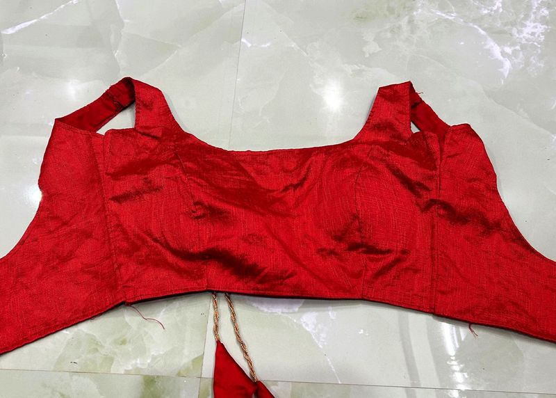 Red Padded Blouse | Size 32