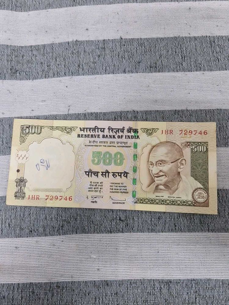 Indian 500 Rupee Note
