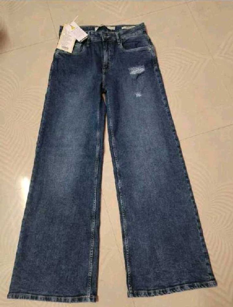 Wide leg jeans for women