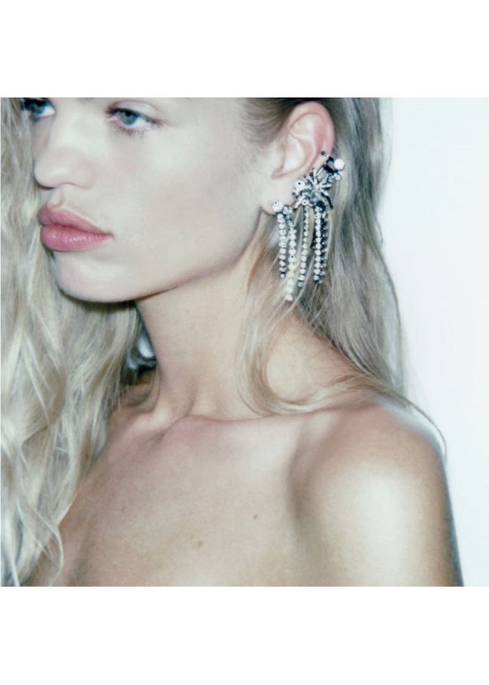 Brand New Zara Spider Metallic Studded Ear Cuff
