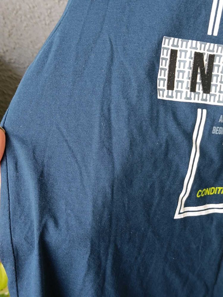 Blue Graphic T-Shirt