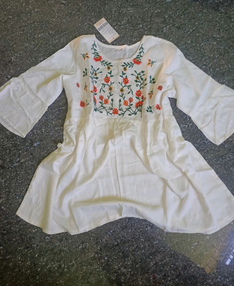 A-line Dress And Top