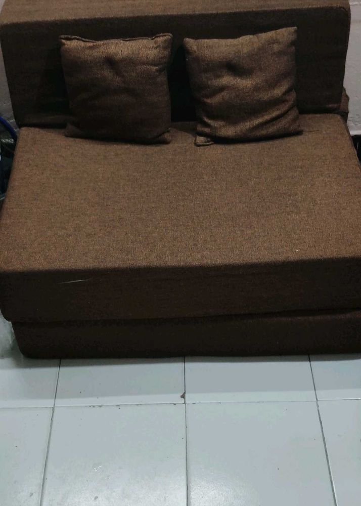 Comfortable Futon with Pillows