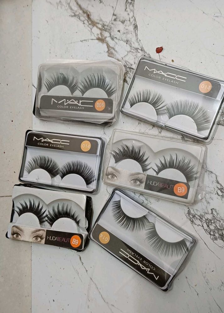 Mac/ Huda Eyelashes Set Of 3