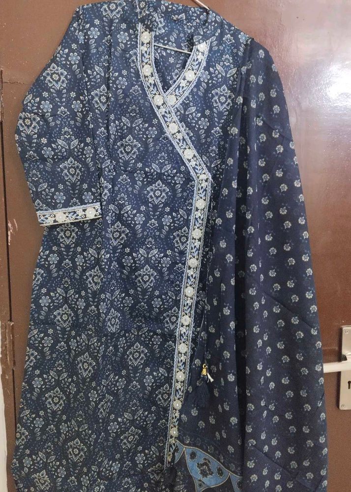 New Unused PureCotton Angrakha Suit