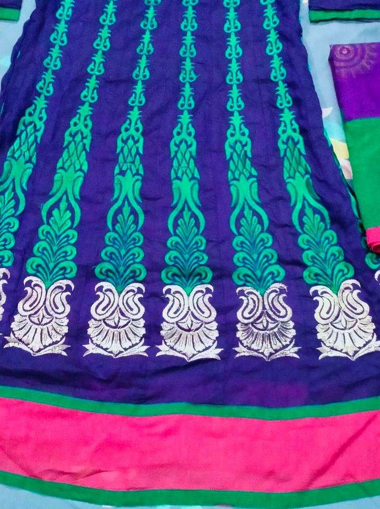 Umbrella Frock With Dupatta