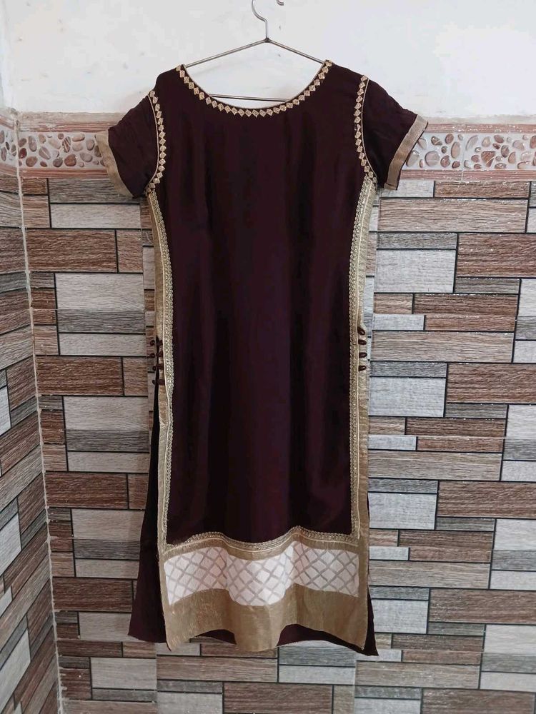 Elegant brown Kurta set