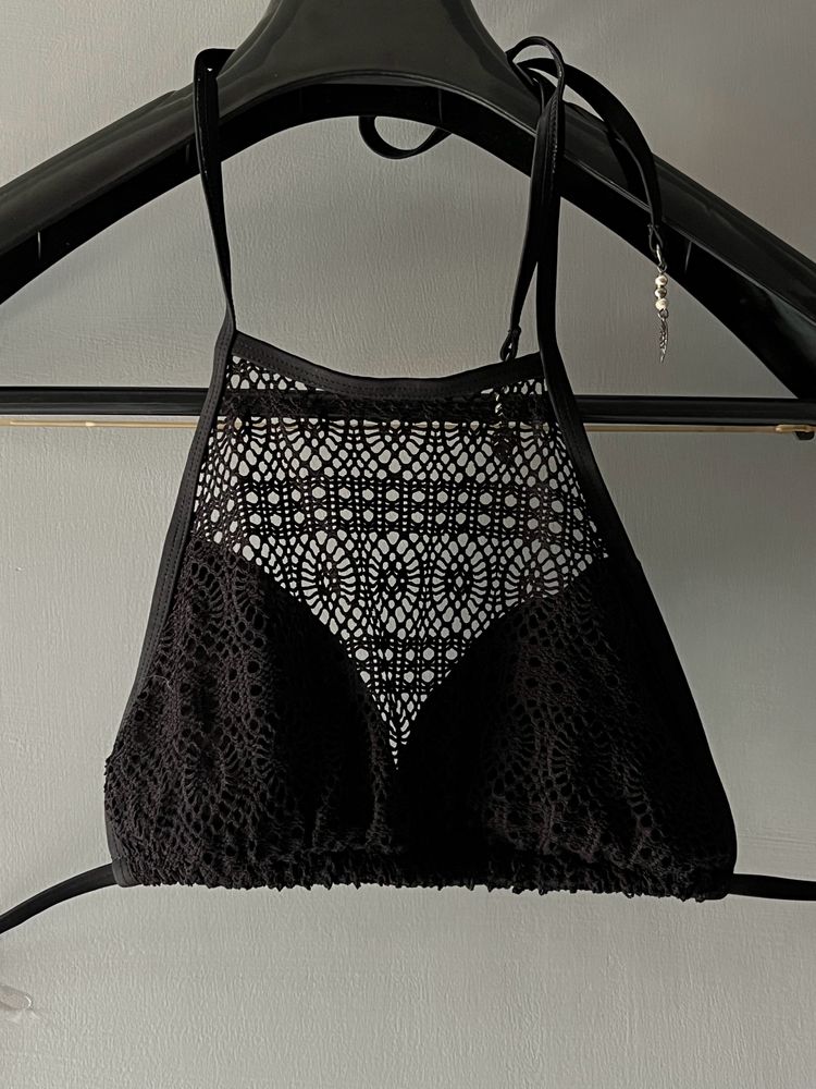 Black Backless Beach Top🏖️🩱👙