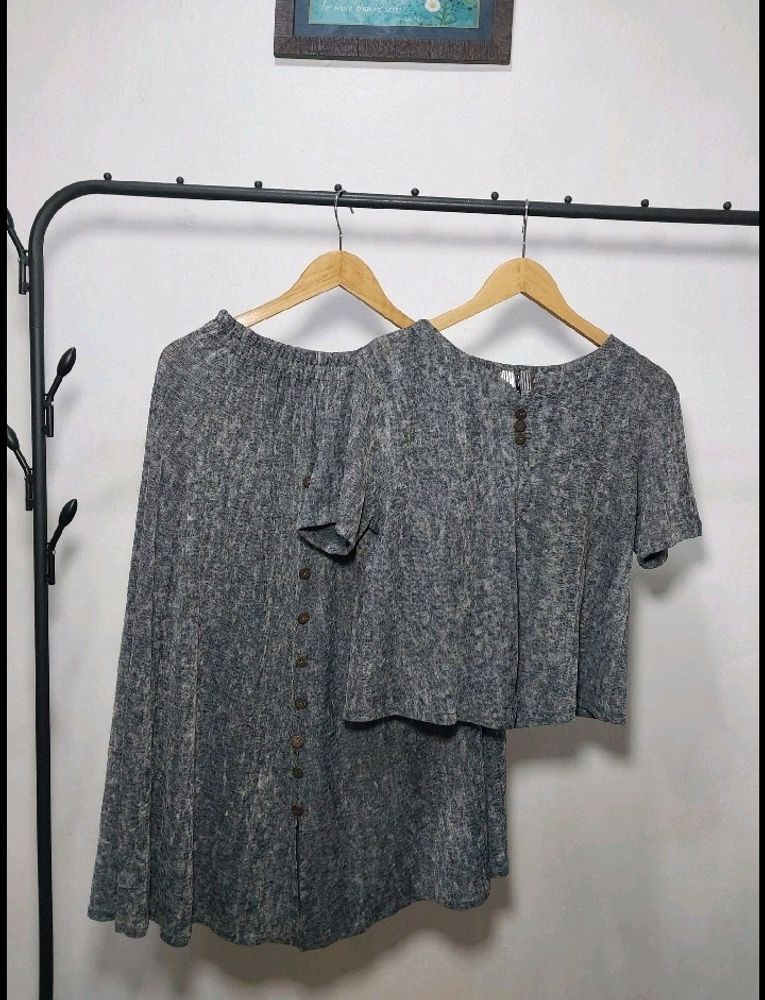 Two Pic Tops And Skirt
