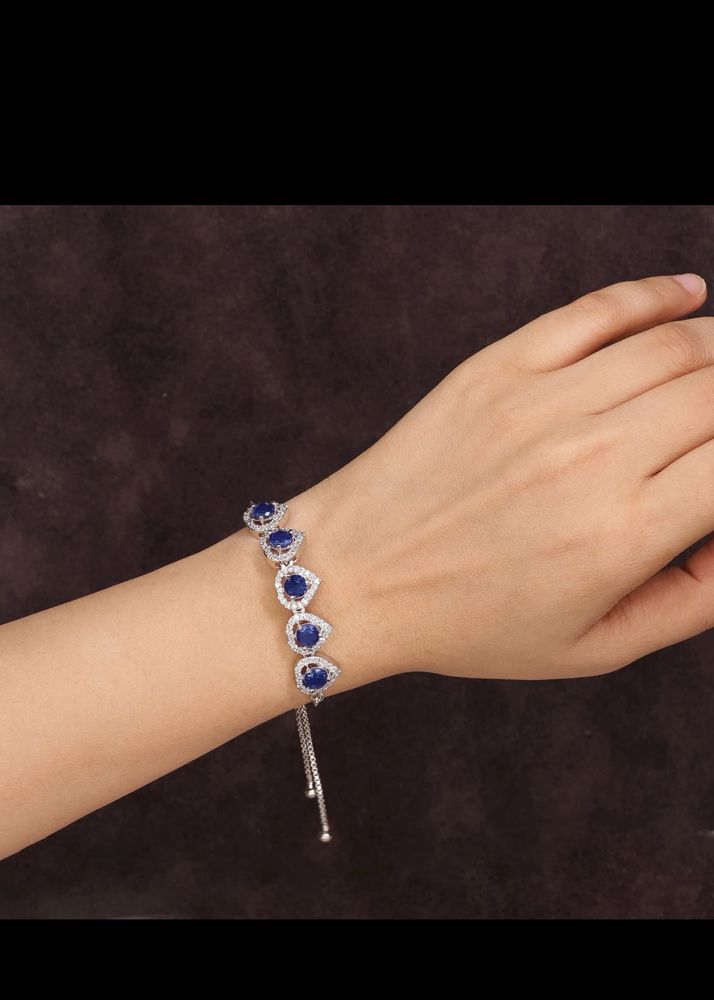 Blue AD Stone Bracelet