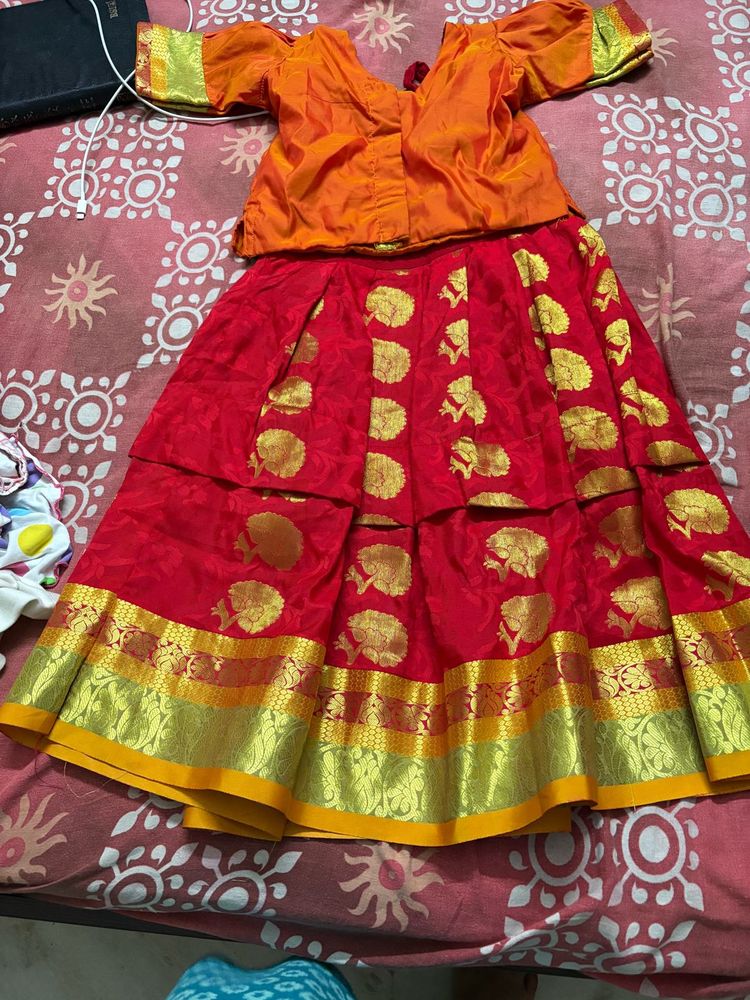 Red &amp; Gold Traditional Indian Dress