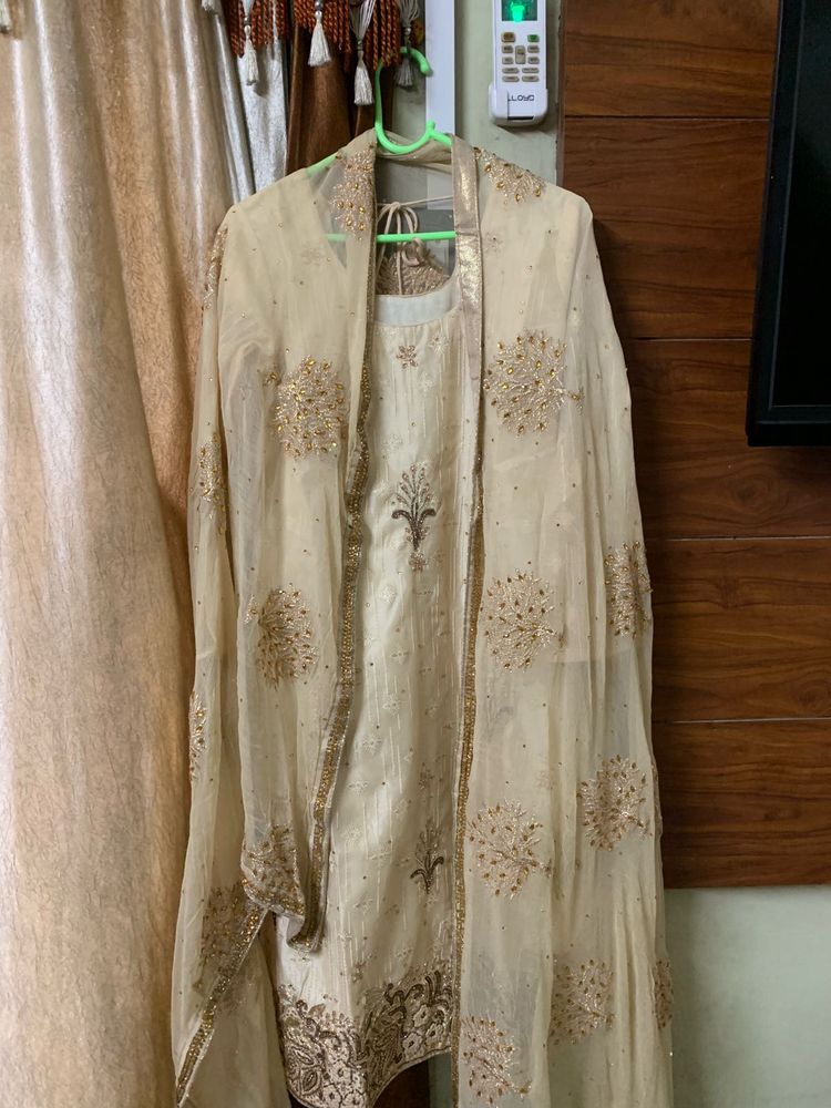 Panjabi Suit With Heavy Duppata And Salwar
