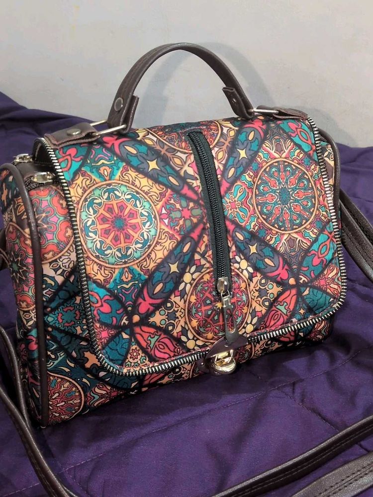 Stylish Patterned Crossbody Bag