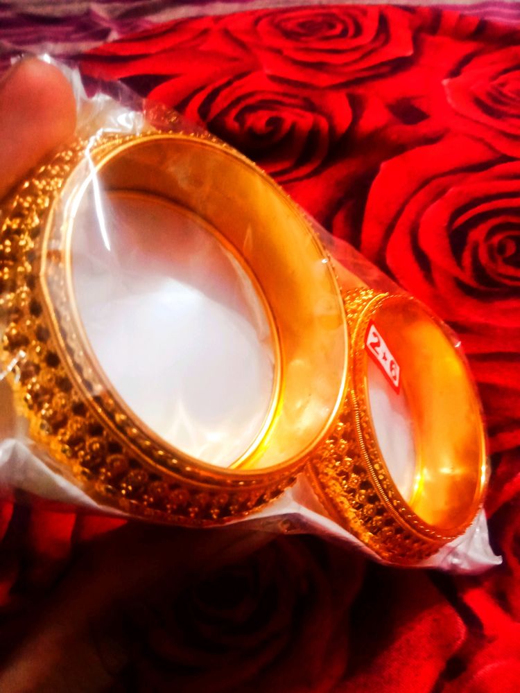 Allay Gold Plated Bangles