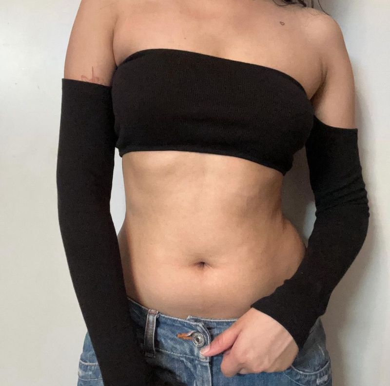 Off Shoulder Tube Top Y2K