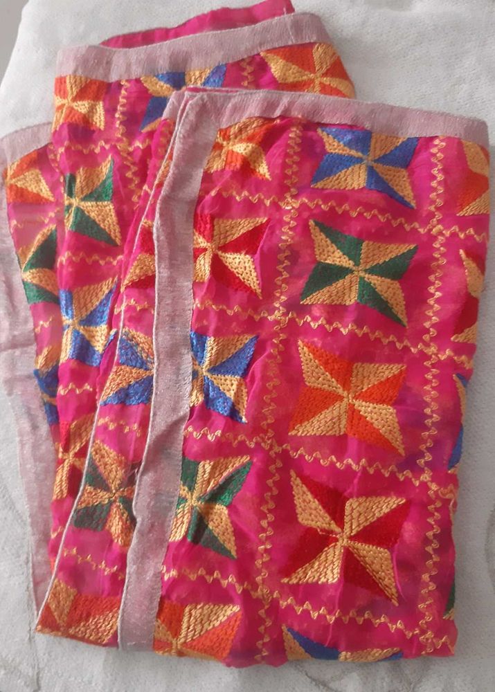 Phulkari Dupatta - Vibrant Embroidery