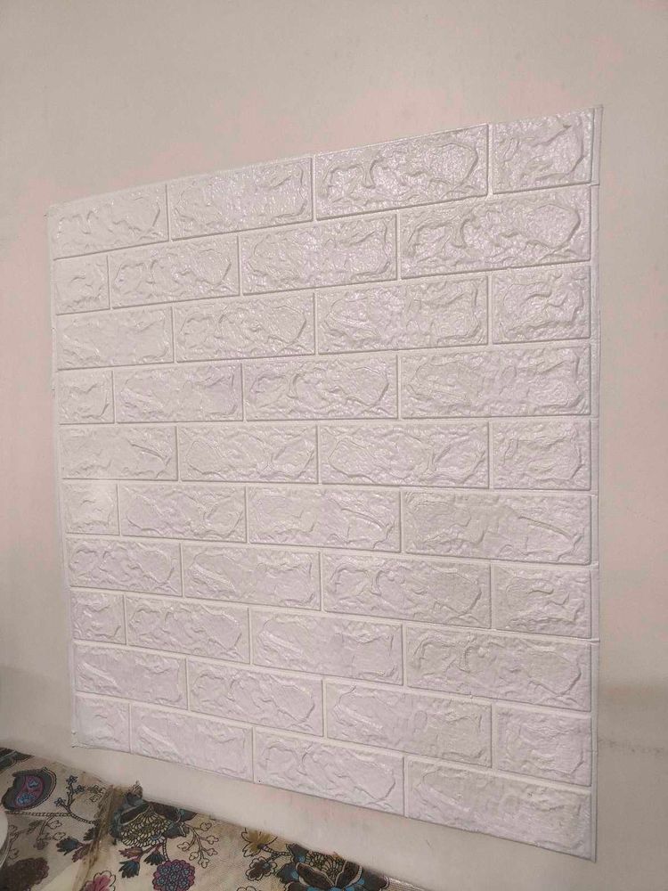 3D Brick Foam Wall Sticker Pack Of 5