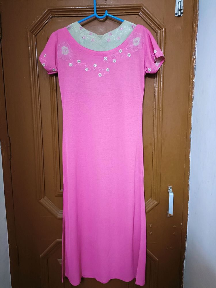 Stretchable Material Two Piece Kurti