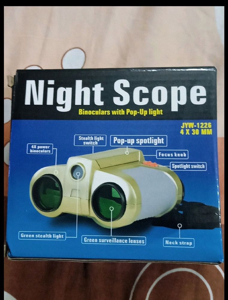 Night Scope Binoculars With Pop-up Light