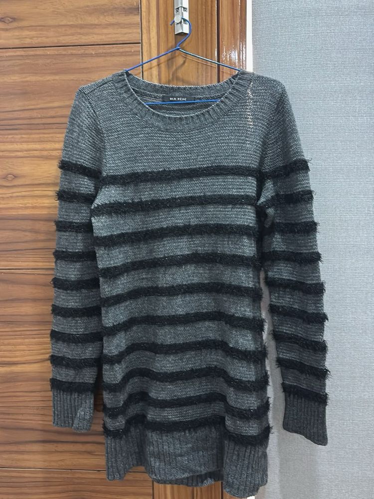 Striped Knit Sweater