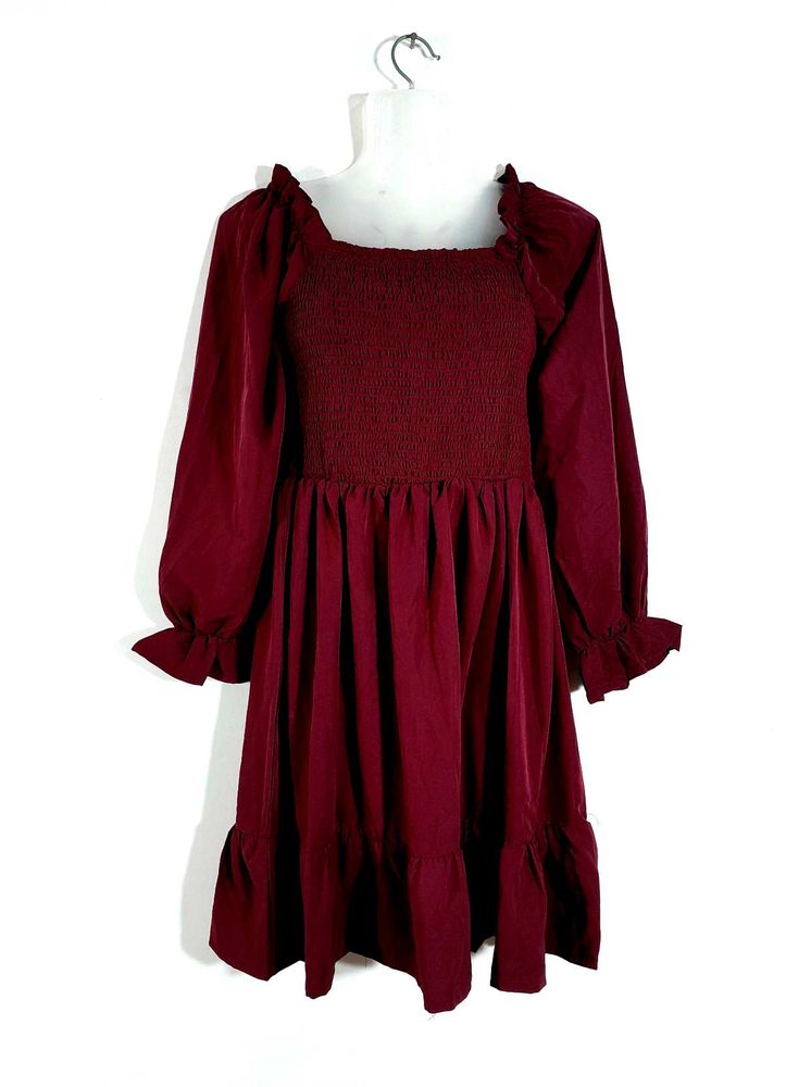 Maroon Dress For Women&#39;s
