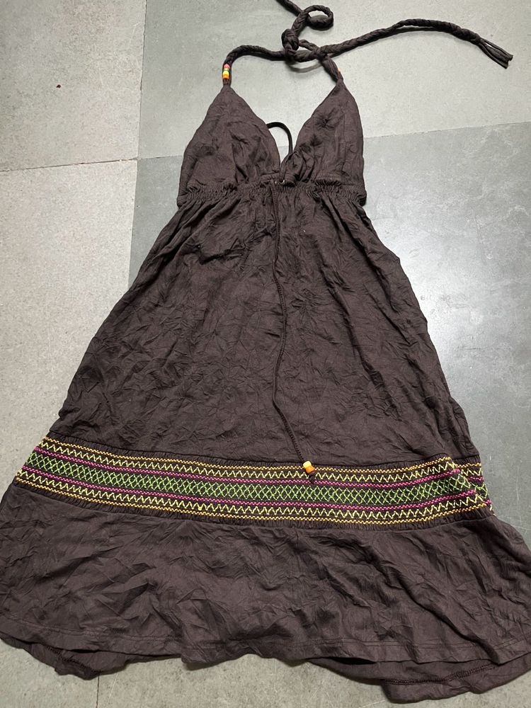 Mini Backless Dress