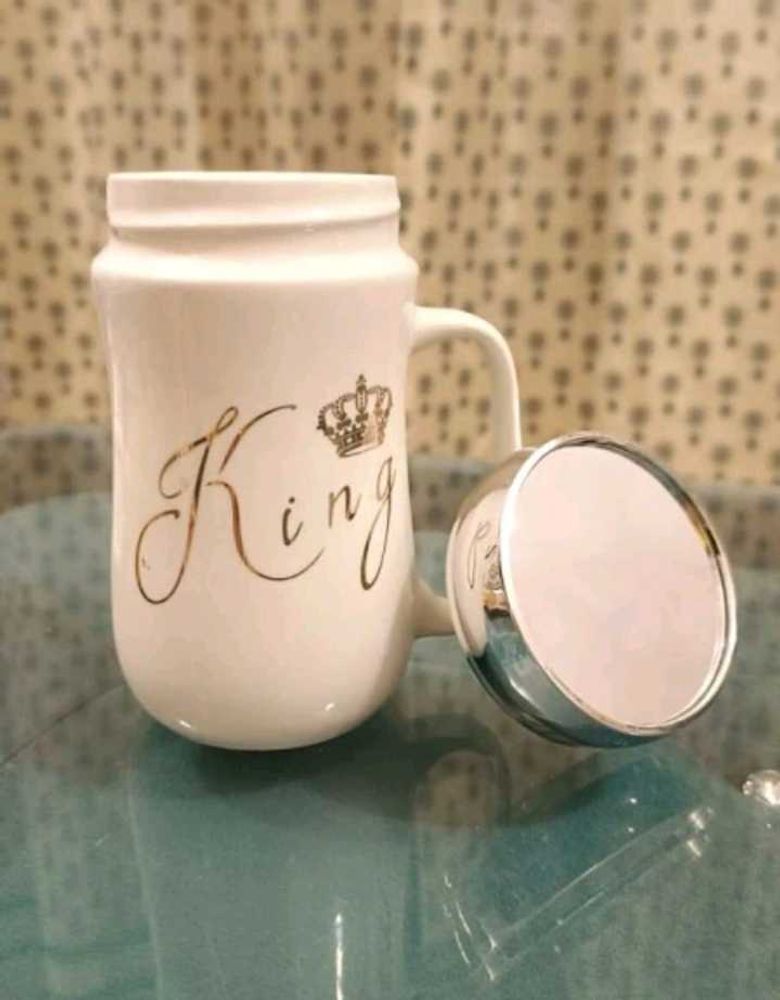 King Mug with Lid