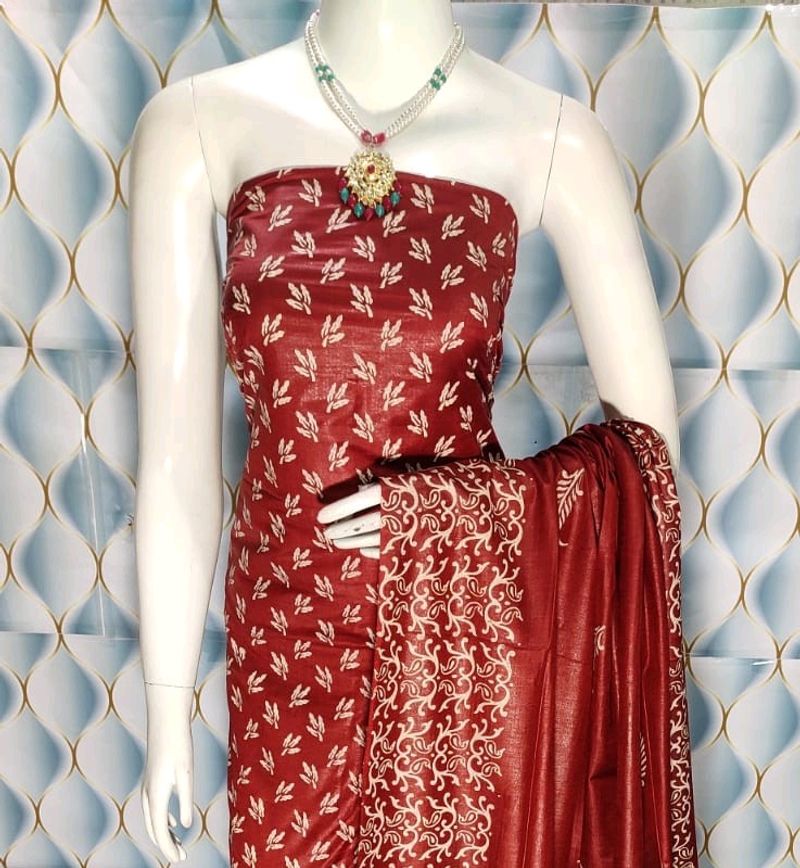 New Exclusive Block Print Dress Material