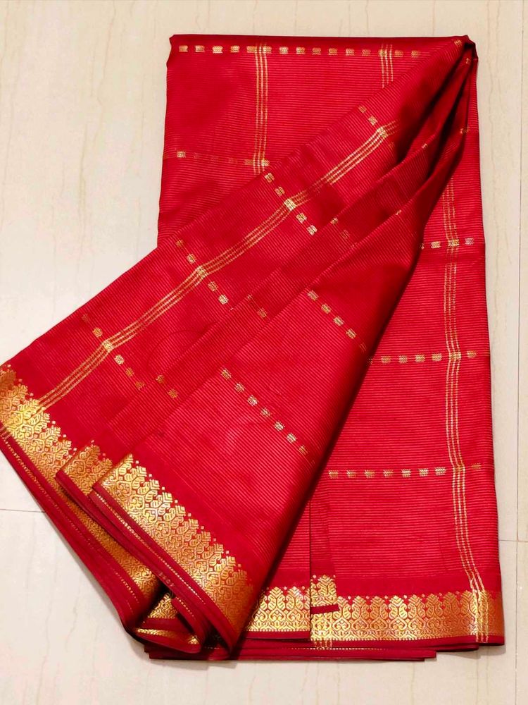 Elegant Red Saree