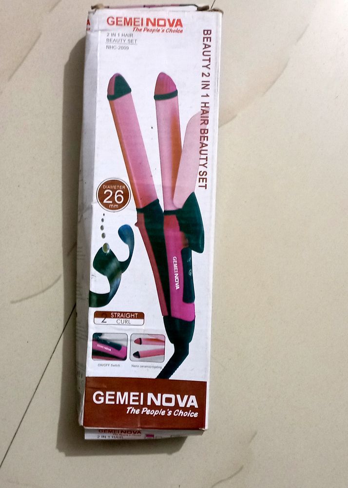 Gemmi Nova Hair Straightener And Curler