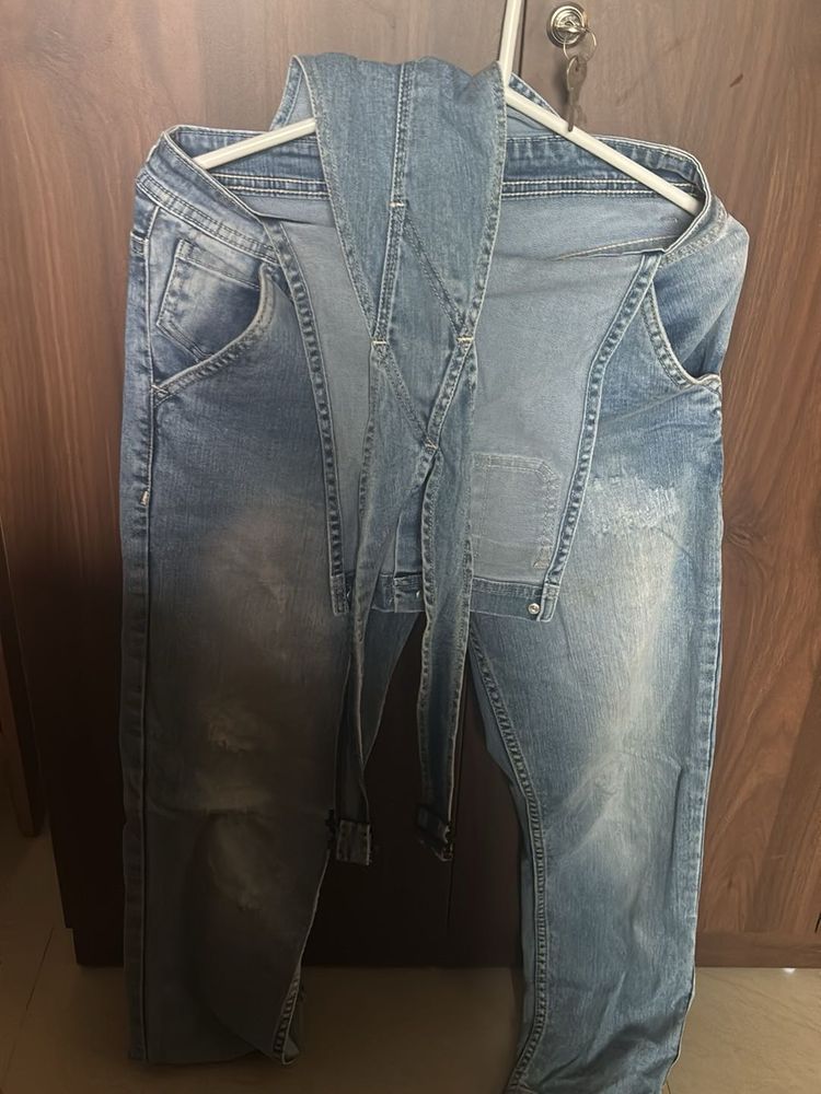 Denim Dungrees
