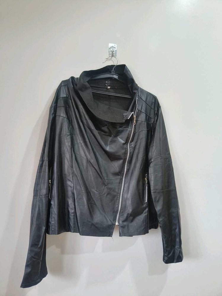 Stylish Black Leather Jacket