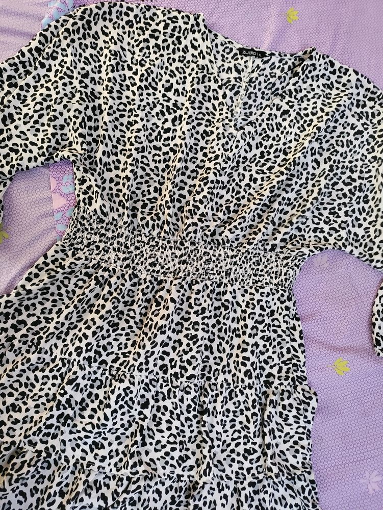 Zudio,Animal Print Dress ,Bust Size :38