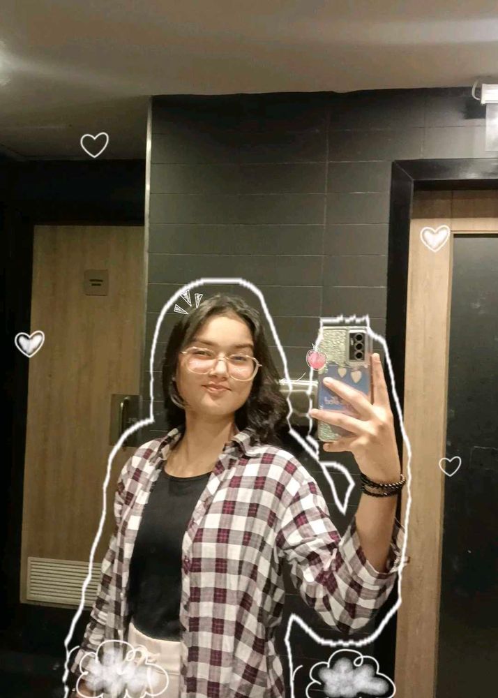 Checked Flannel Oversize Shirt