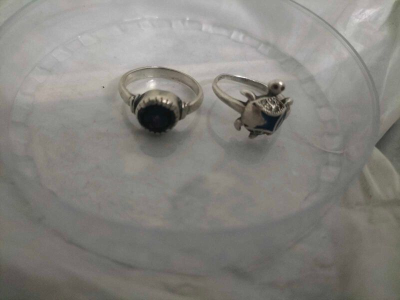 2 Rings Of Pure Silver