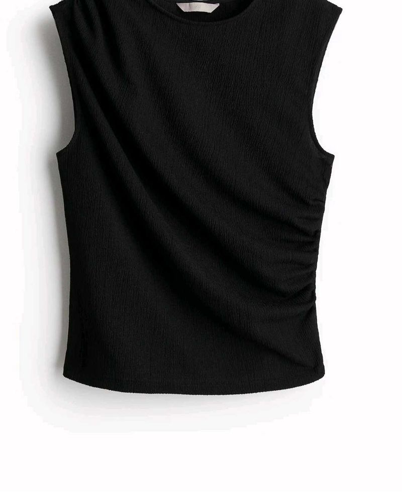 Sleeveless Black Top
