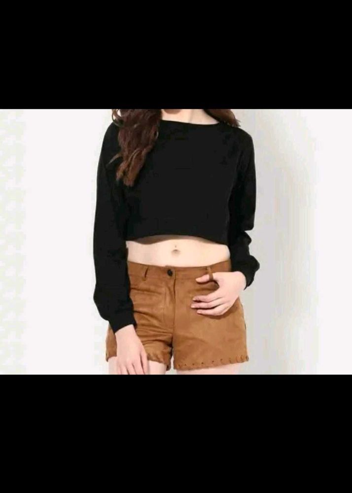 Black Crop Top