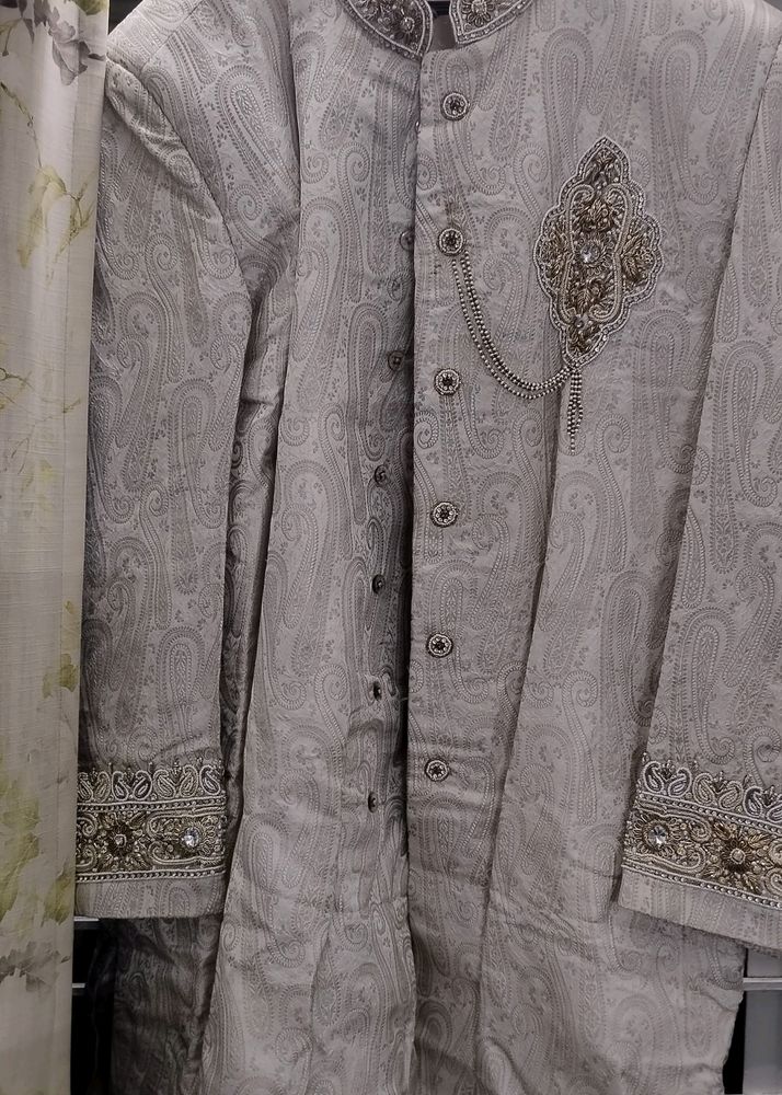 PRICE DROPPED Classy Sherwani With Zardosi Work