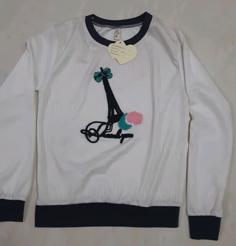 Sweatshirt Cum Casual Top