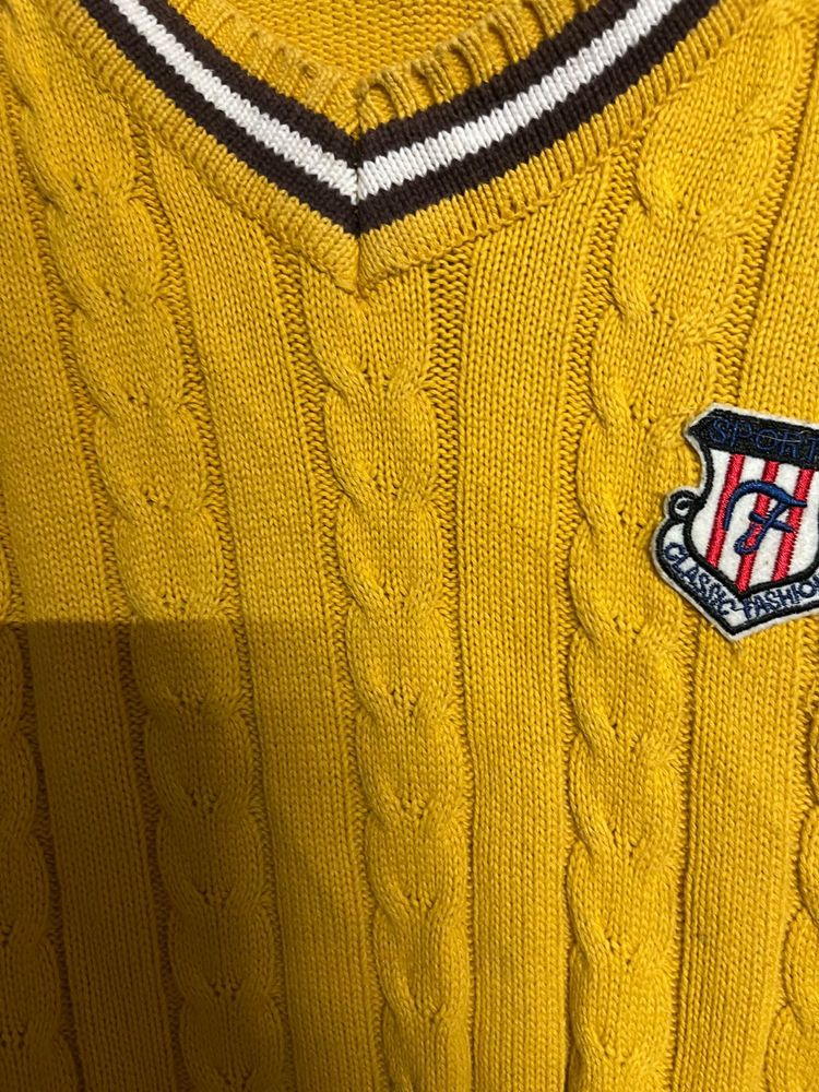 Classic Yellow Sweater Vest