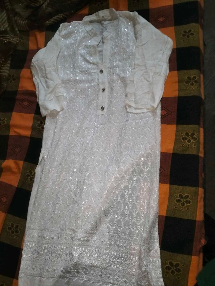 Elegant White Kurta