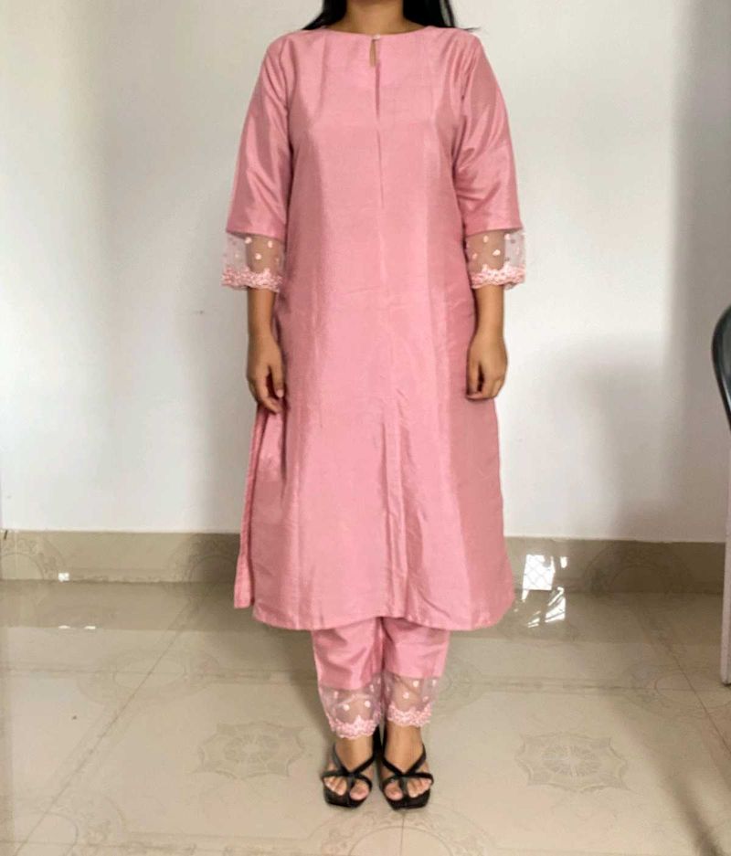 Pink Kurti Set