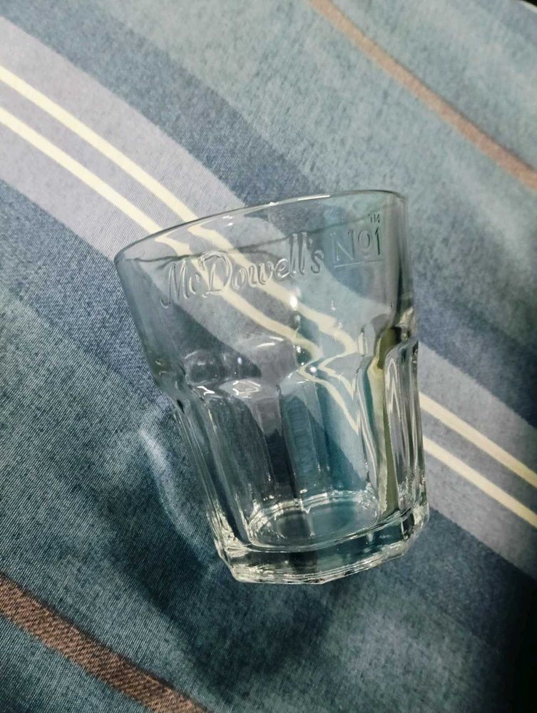 mc dowels original glass with box.