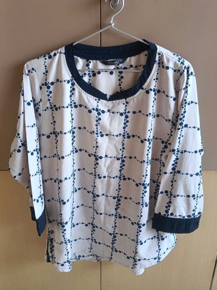 Stylish Printed High-Low Top