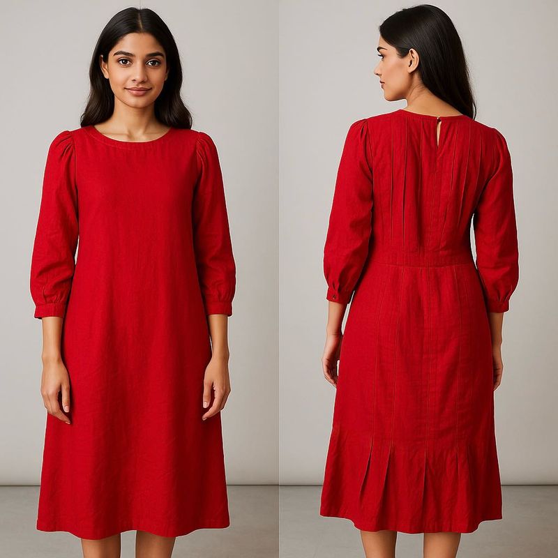 Red Midi Dress