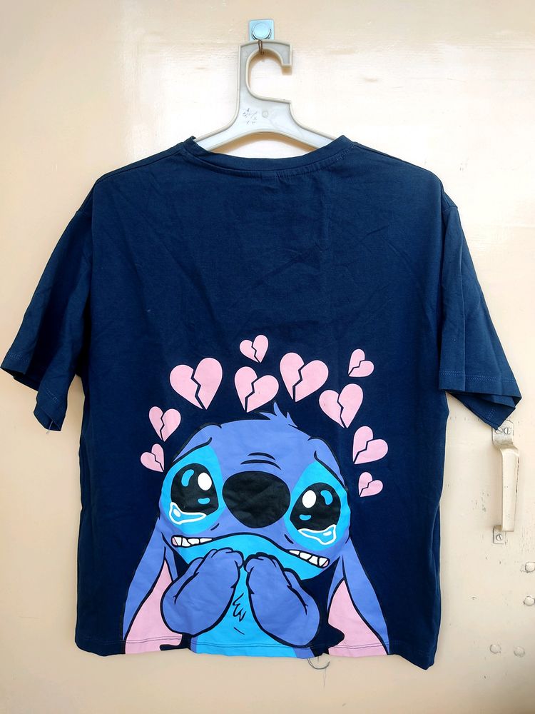 Navy Blue Tshirt For Women