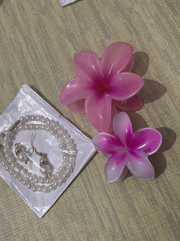 Jewelry Set &amp; Hair Clips